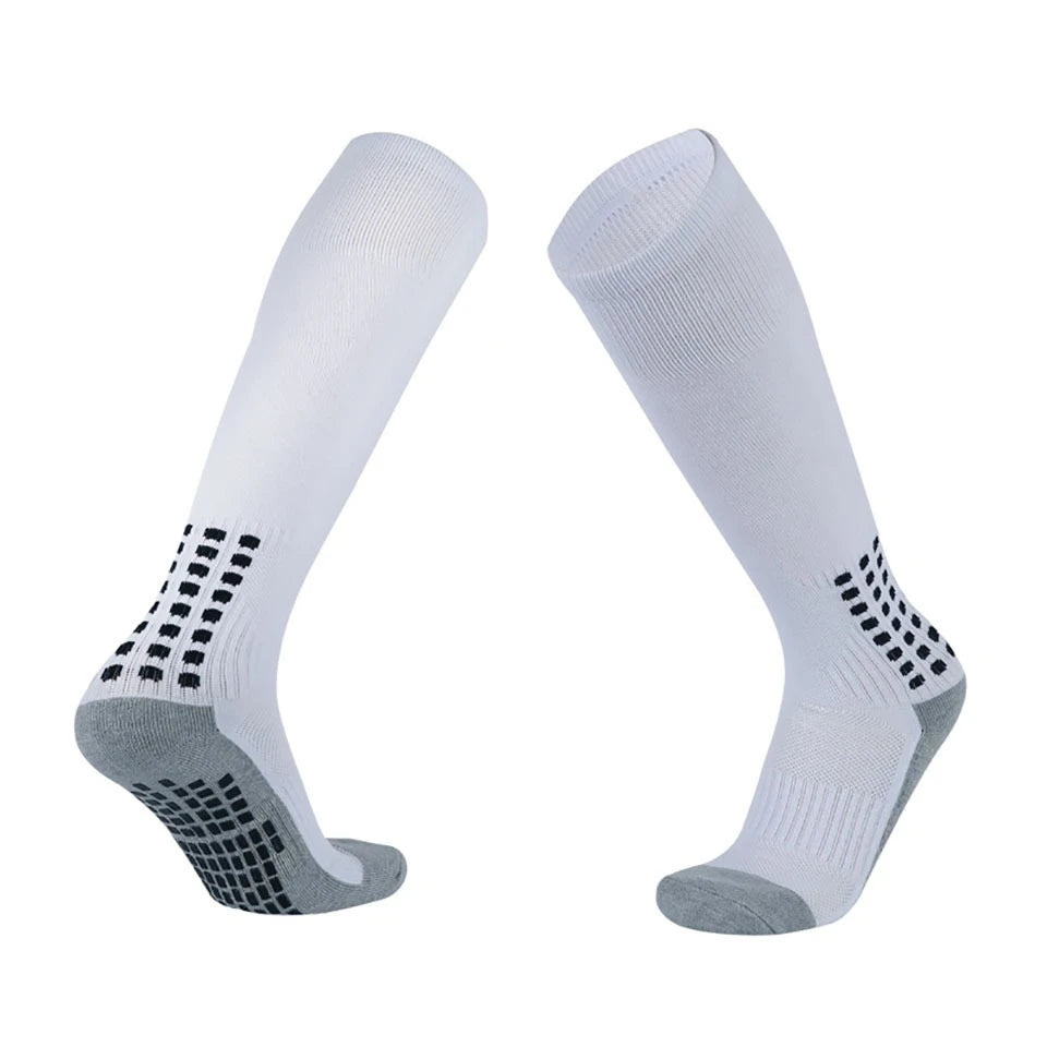 Roots Elite Knee High Football Grip Socks - White